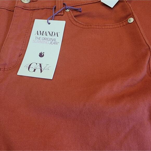 Womens Gloria Vanderbilt Straight Leg Denim Jeans Size 8 Short - Picture 5 of 10